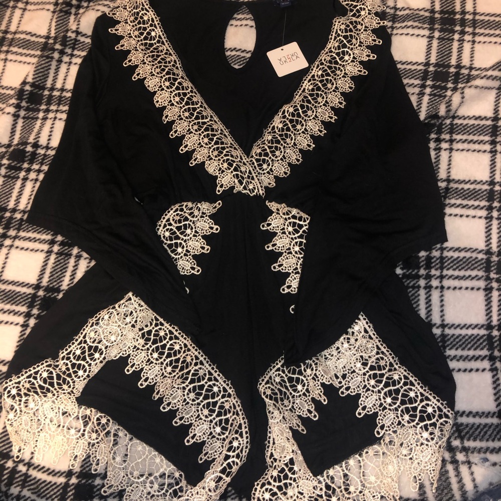 Cute laced women’s romper